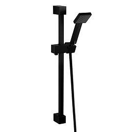 Arezzo Matt Black Square Slide Rail Kit Large Image