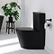 Arezzo Matt Black Square Toilet Roll Holder