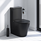 Arezzo Matt Black Square Toilet Roll Holder