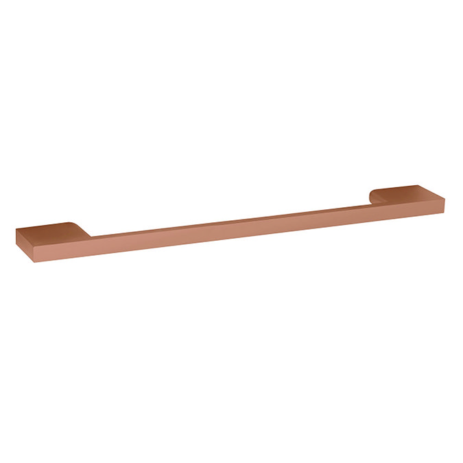 Arezzo Matt Blue 450mm 1TH Floor Standing Cloakroom Vanity Unit With Rose Gold Handle Feature Large