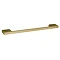 Arezzo Matt Blue 450mm 1TH Wall Hung Cloakroom Vanity Unit with Brushed Brass Handle Feature Large