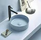 Arezzo Matt Blue Ceramic Unslotted Click Clack Basin Waste  Profile Large Image