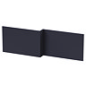 Arezzo Matt Blue L-Shaped Front Bath Panel - 1700mm Large Image