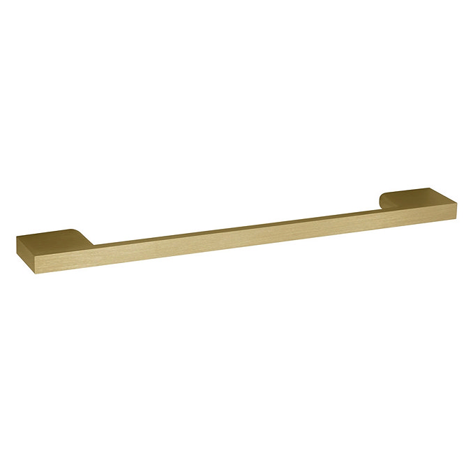 Arezzo Matt Green 450mm 1TH Floor Standing Cloakroom Vanity Unit With Brushed Brass Handle  Feature Large Image