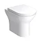 Arezzo Matt Grey 2-In-1 Wash Basin & Toilet (500mm Wide x 300mm) incl. Brushed Brass Flush  addition