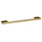 Arezzo Matt Grey 450mm 1TH Wall Hung Cloakroom Vanity Unit with Brushed Brass Handle Feature Large