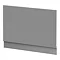 Arezzo Matt Grey End Bath Panel - 800mm  Large Image