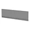 Arezzo Matt Grey Front Bath Panel - 1700mm  Large Image