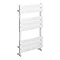 Arezzo Matt White 840 x 500mm Heated Towel Rail  Feature Large Image