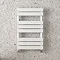 Arezzo Matt White 800 x 490mm Heated Towel Rail  Profile Large Image