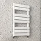 Arezzo Matt White 800 x 490mm Heated Towel Rail Large Image