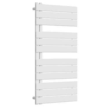 Arezzo Matt White Designer Heated Towel Rail 1080 x 550mm