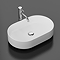 Arezzo Matt White Oblong Stone Resin Counter Top Basin (580 x 380mm)