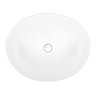 Arezzo Matt White Oval Counter Top Basin 0TH (410 x 340mm)