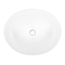 Arezzo Matt White Oval Counter Top Basin 0TH (410 x 340mm)