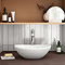 Arezzo Matt White Oval Counter Top Basin 0TH (410 x 340mm)