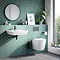 Arezzo Matt White Rimless Wall Hung Toilet with Soft Close Seat