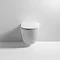 Arezzo Matt White Rimless Wall Hung Toilet incl. Soft Close Seat  Standard Large Image