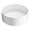 Arezzo Matt White 300 Round Countertop Basin