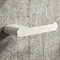 Arezzo Matt White Toilet Roll Holder Large Image