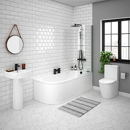 Arezzo RH 1700 Shower Bath Suite Large Image