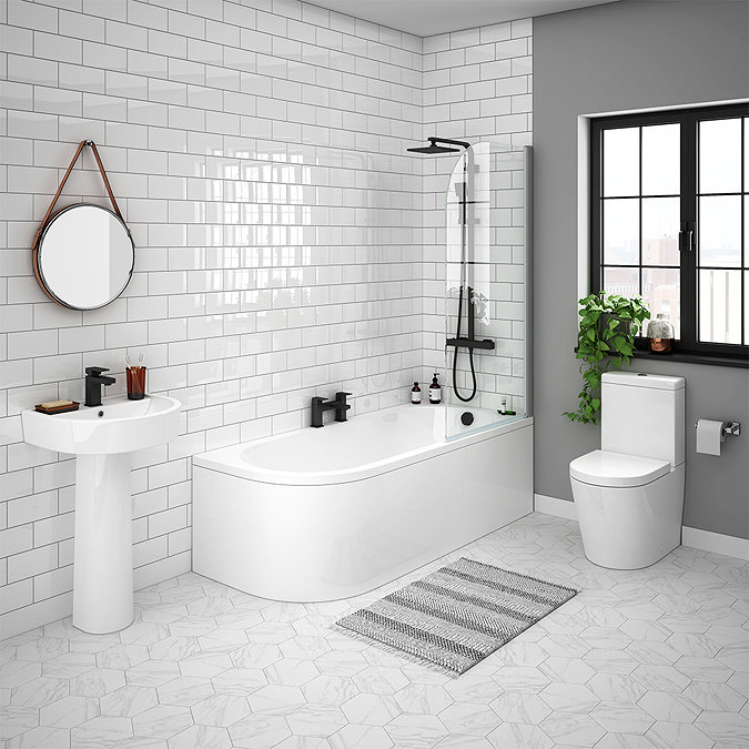 Arezzo RH 1700 Shower Bath Suite Large Image
