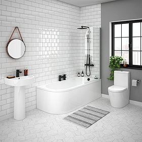 Arezzo RH 1700 Shower Bath Suite Large Image