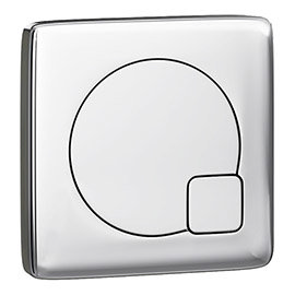 Arezzo Modern Chrome Square Flush Plate - 70 x 70mm Medium Image