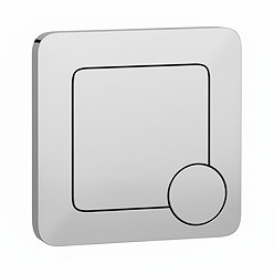 Arezzo Modern Chrome Square Flush Plate - 70 x 70mm