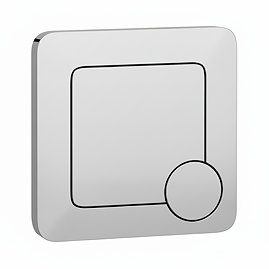 Arezzo Modern Chrome Square Flush Plate - 70 x 70mm