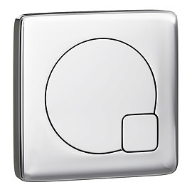 Arezzo Modern Chrome Square Flush Plate - 70 x 70mm Large Image