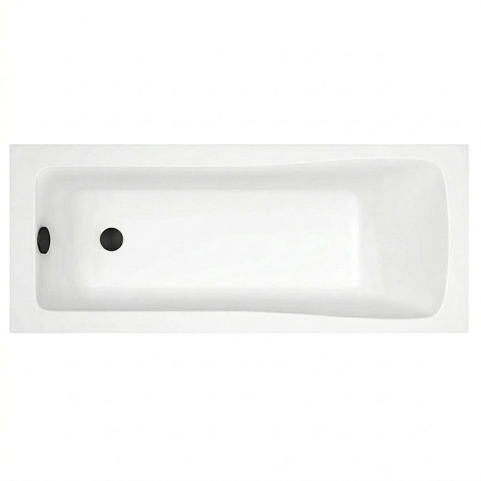 Arezzo Modern Matt Black Complete Shower Bath Suite with Vanity Unit & Toilet