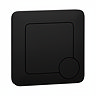Arezzo Modern Matt Black Square Flush Plate - 70 x 70mm