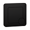 Arezzo Modern Matt Black Square Flush Plate - 70 x 70mm