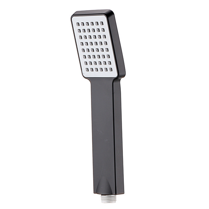 Arezzo Modern Square Shower Handset Matt Black