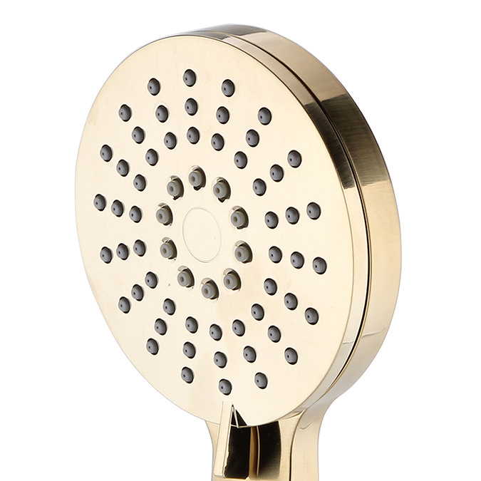 Arezzo Multi-Function Water Saving Handset Brushed Brass