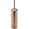 Arezzo Polished Rose Gold Toilet Brush Holder Large Image