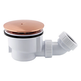 Arezzo Rose Gold 90mm High Flow Shower Tray Waste