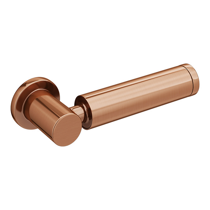 Arezzo Rose Gold Modern Cistern Lever Large Image
