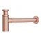 Arezzo Rose Gold Round Basin Bottle Trap Large Image