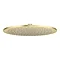 Arezzo Round 300mm Brushed Brass Fixed Shower Head Large Image