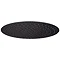 Arezzo Round 300mm Matt Black Fixed Shower Head Large Image