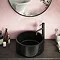 Arezzo Round 405mm Black Marble Effect Ceramic Counter Top Basin Large Image