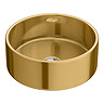 Arezzo Round 405mm Gold Ceramic Counter Top Basin  Profile Large Image