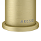 Arezzo Round Brushed Brass Bath Filler Tap