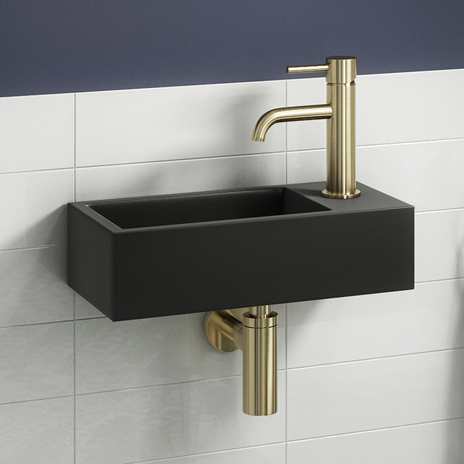 Arezzo Round Brushed Brass Click Clack Basin Waste & Bottle Trap Pack