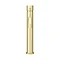 Arezzo Round Brushed Brass High Rise Mono Basin Mixer Tap  Feature Large Image