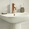 Arezzo Round Brushed Bronze Basin Mono Mixer Tap  Profile Large Image