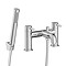 Arezzo Round Chrome Bath Shower Mixer Tap with Shower Kit