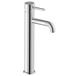 Arezzo Round Chrome High Rise Mono Basin Mixer Tap
